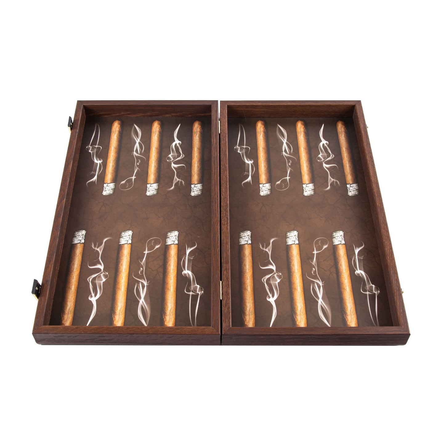 Handcrafted Creative Backgammon Set - Robusto Cigar Design - Premium Backgammon from MANOPOULOS Chess & Backgammon - Just €79! Shop now at MANOPOULOS Chess & Backgammon
