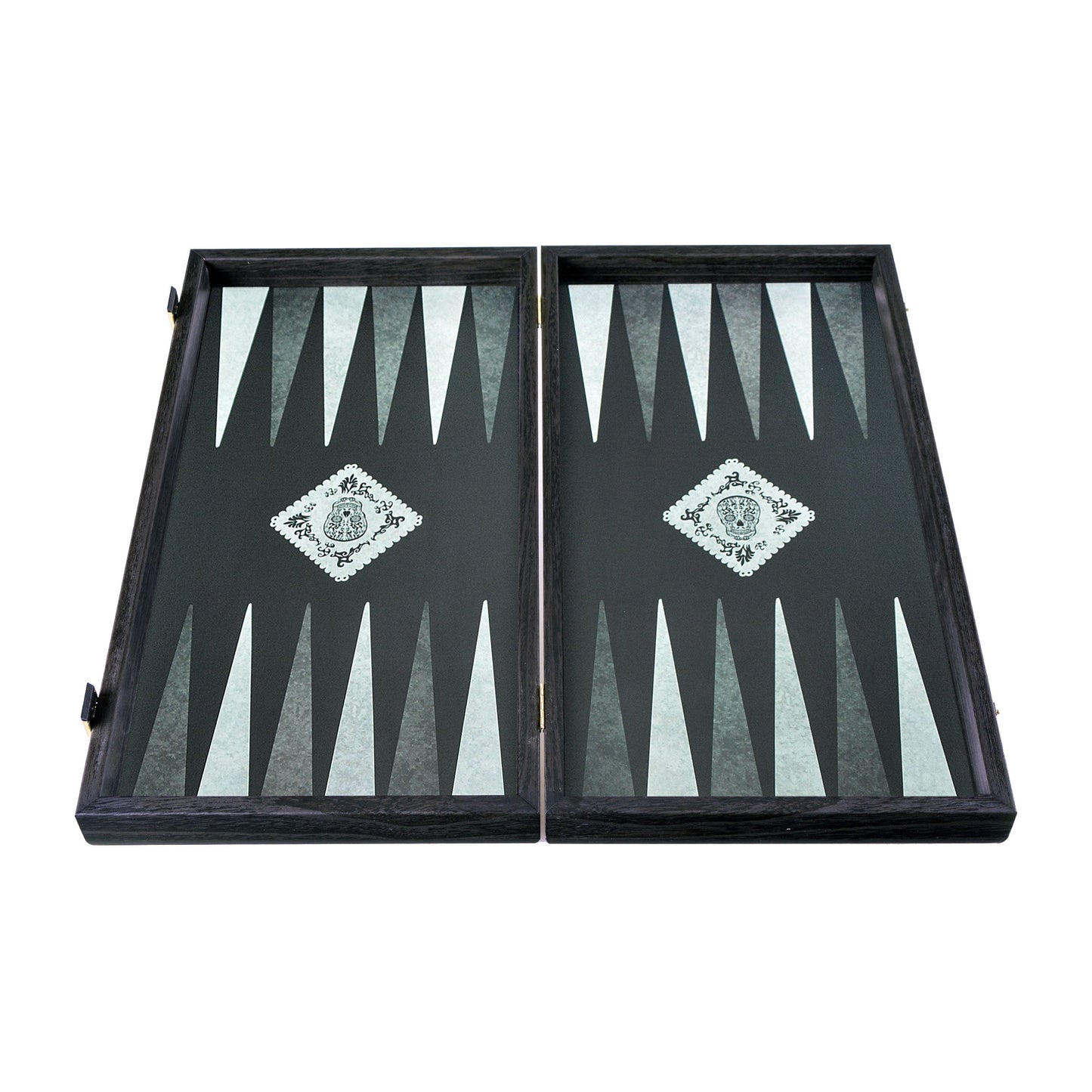 Handcrafted Día de los Muertos Backgammon Set - Festive Sugar Skull Design - Premium Backgammon from MANOPOULOS Chess & Backgammon - Just €79! Shop now at MANOPOULOS Chess & Backgammon