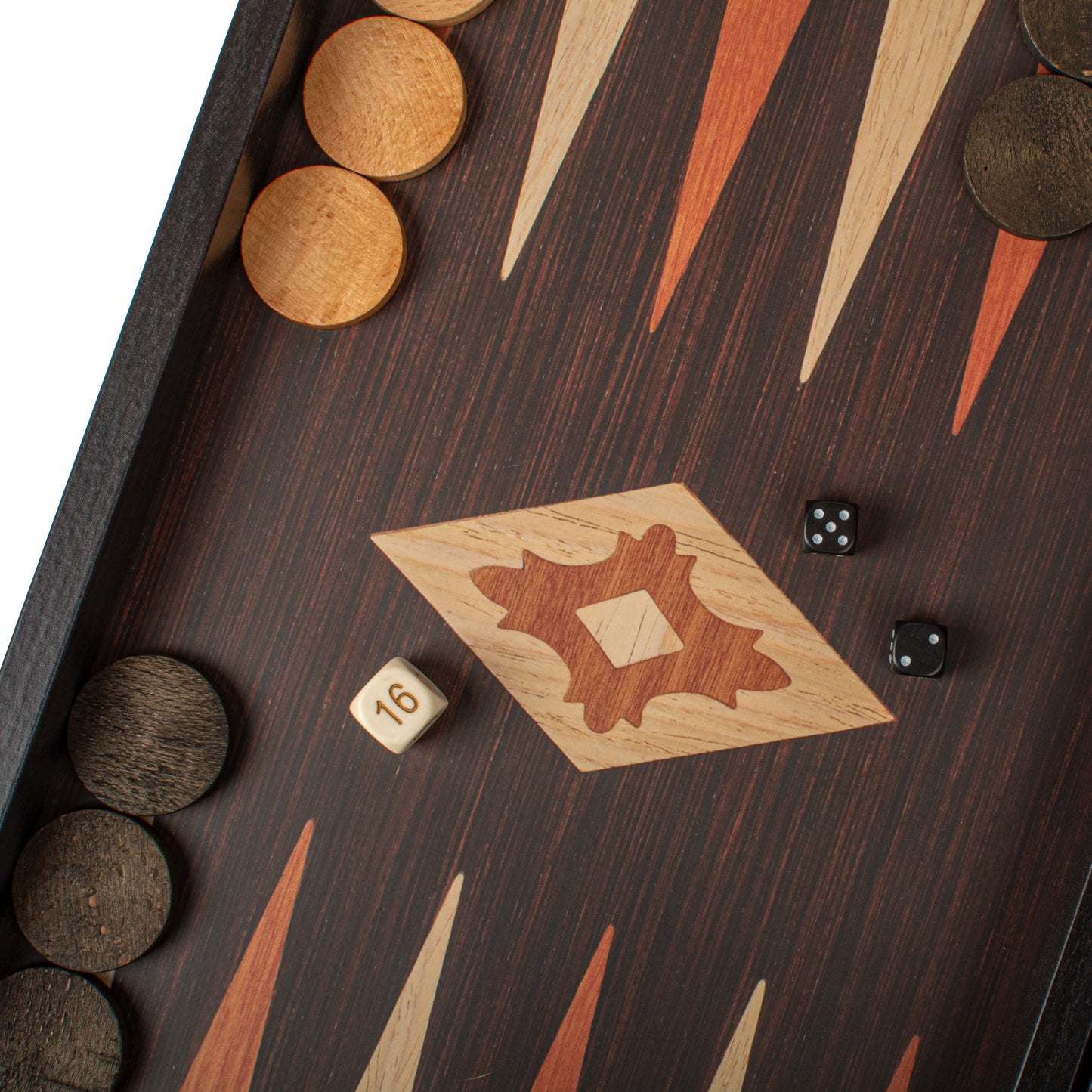 Handcrafted Wenge Replica Wood Backgammon Set - Classic Design and Quality Materials