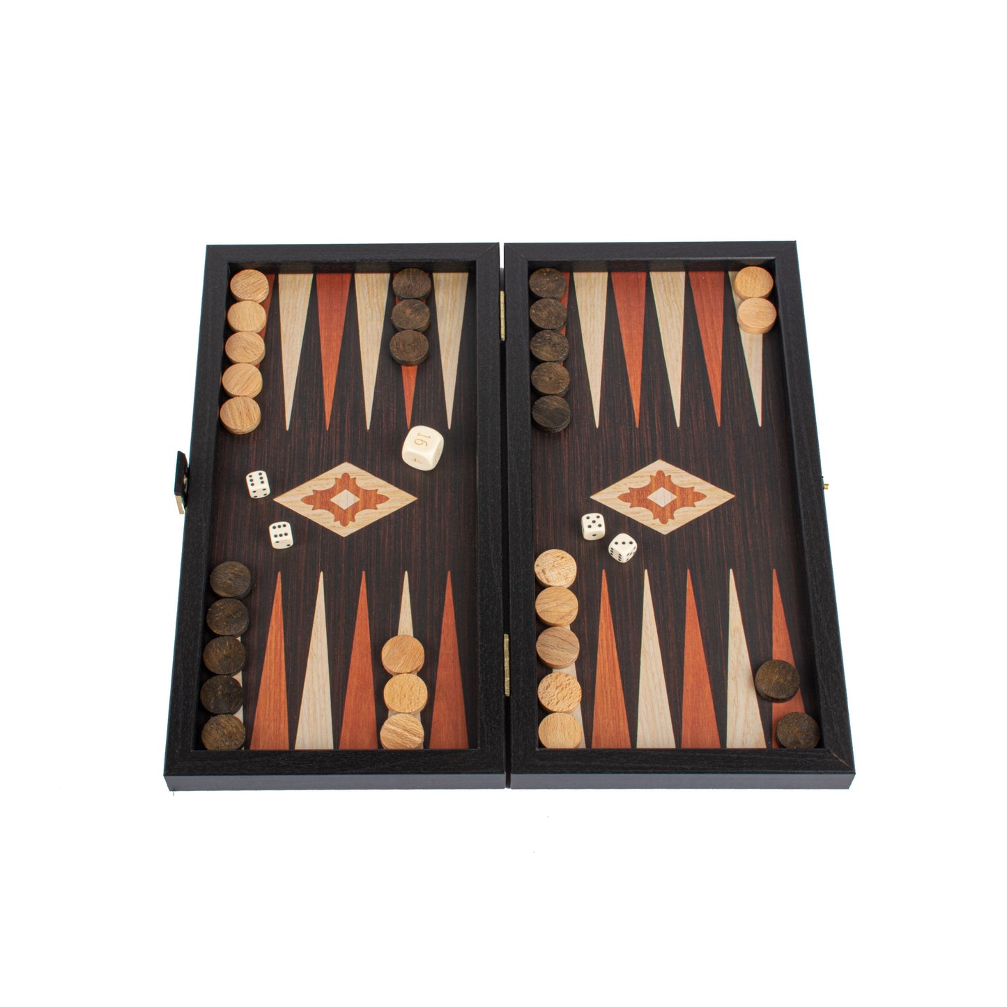 WENGE REPLICA WOOD Backgammon - Premium Backgammon from MANOPOULOS Chess & Backgammon - Just €21.80! Shop now at MANOPOULOS Chess & Backgammon