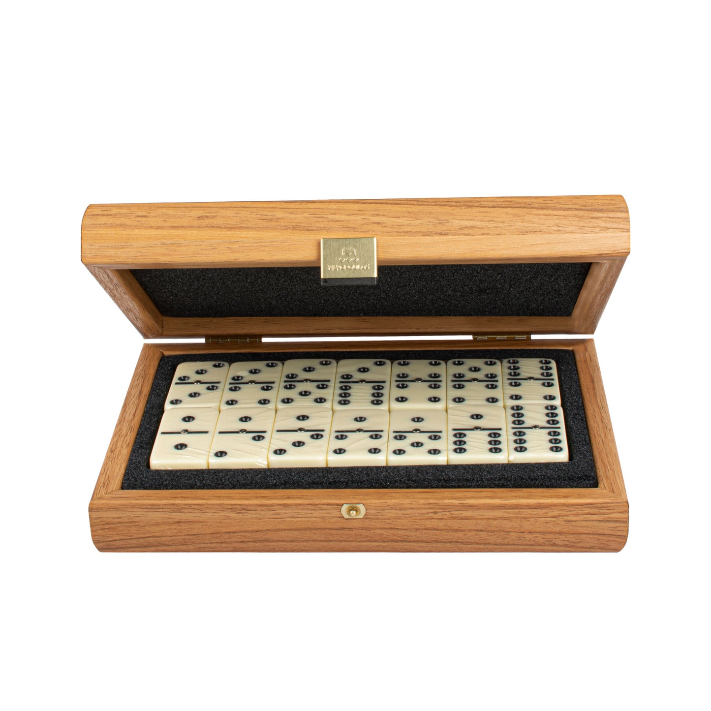 Luxury Domino Set in Walnut Replica Wooden Case