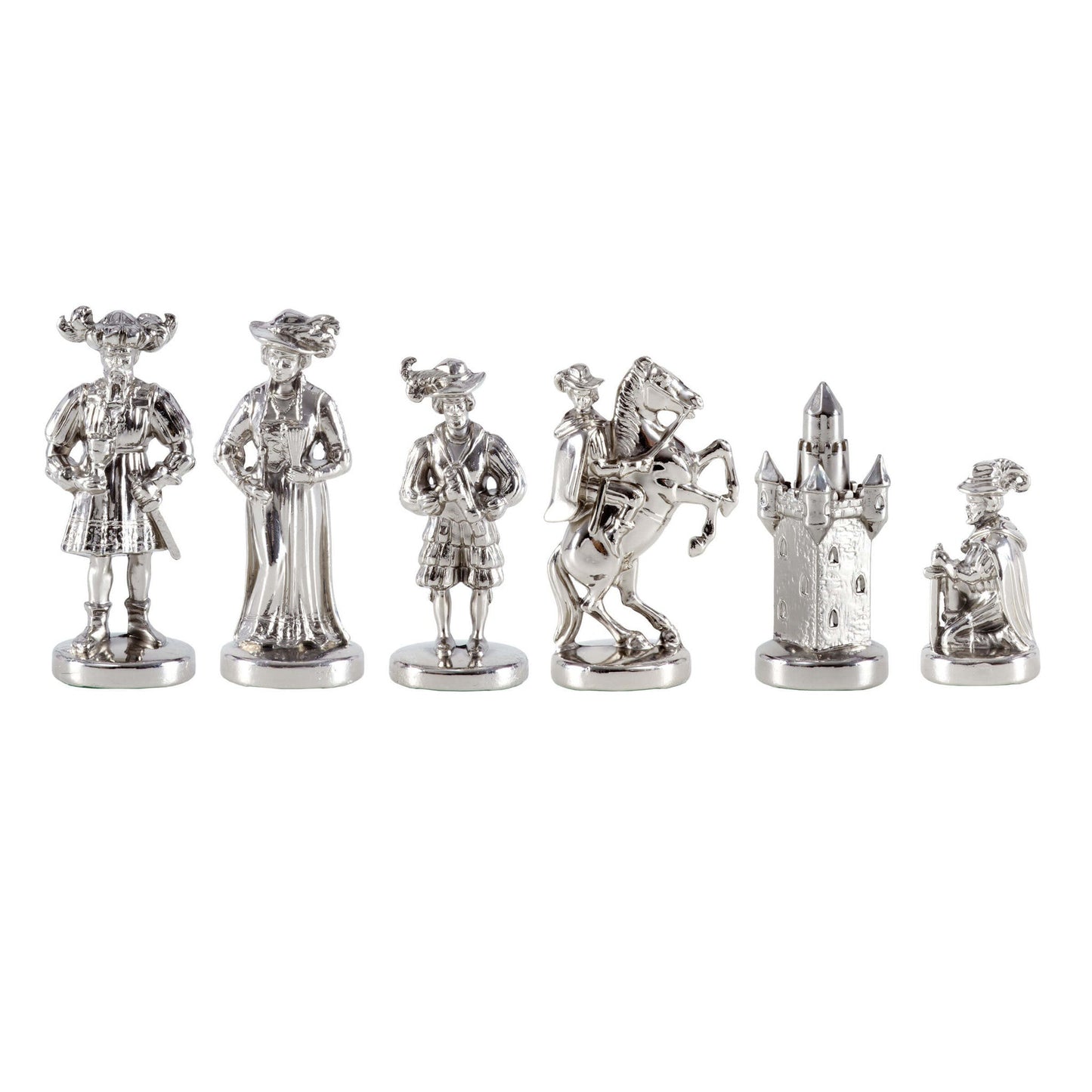 MEDIEVAL KNIGHTS Chessmen (Large) - Gold/Silver - Premium Chess from MANOPOULOS Chess & Backgammon - Just €142! Shop now at MANOPOULOS Chess & Backgammon