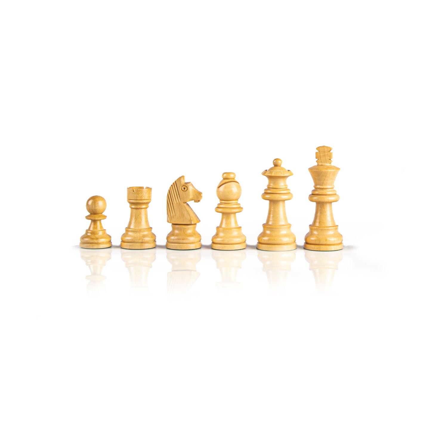 Premium Staunton Wood Chess Pieces - Handcrafted Artisan Set - Premium Chess from MANOPOULOS Chess & Backgammon - Just €45! Shop now at MANOPOULOS Chess & Backgammon