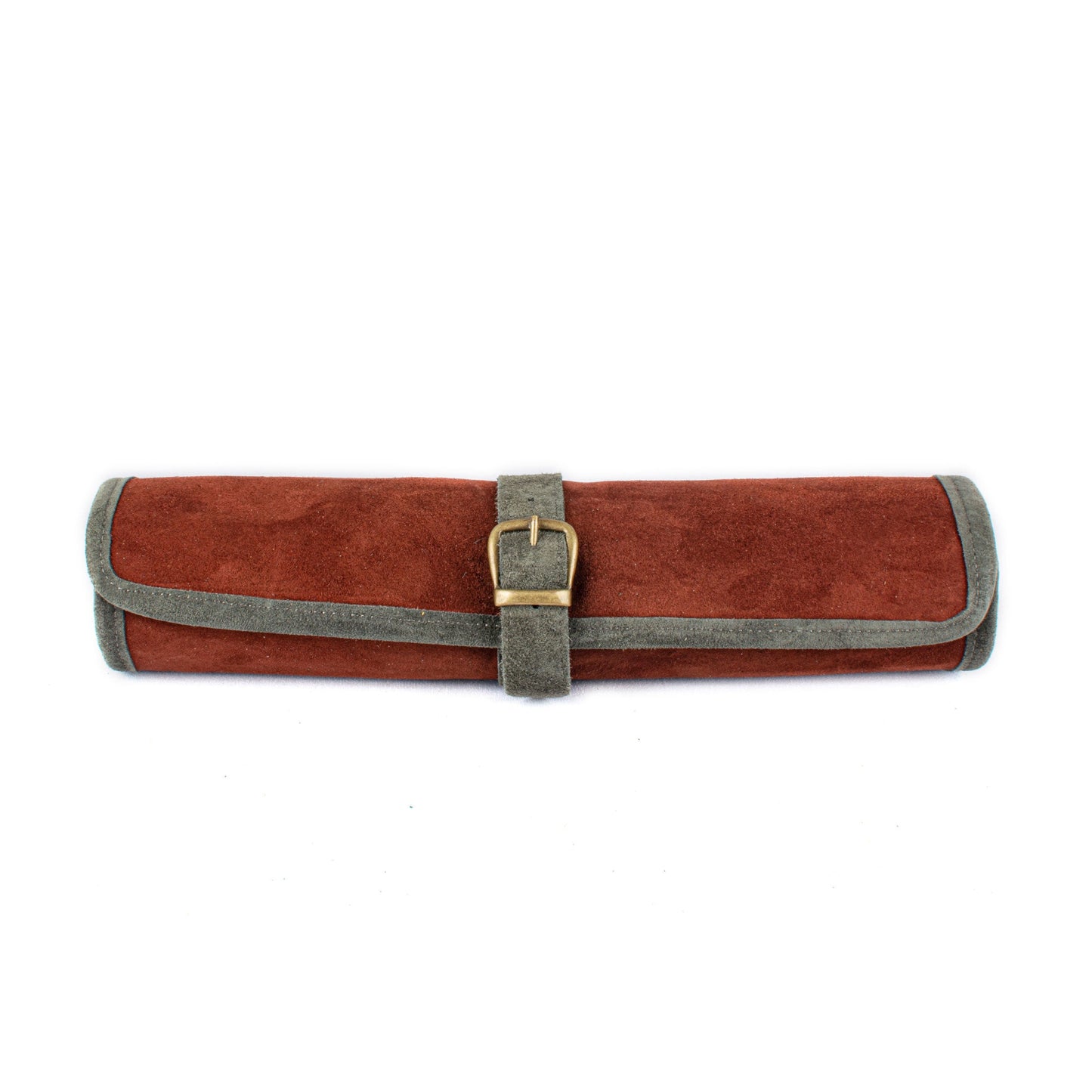 Premium Handcrafted Burgundy Red Suede Roll-Up Backgammon Set - Premium Backgammon from MANOPOULOS Chess & Backgammon - Just €139! Shop now at MANOPOULOS Chess & Backgammon