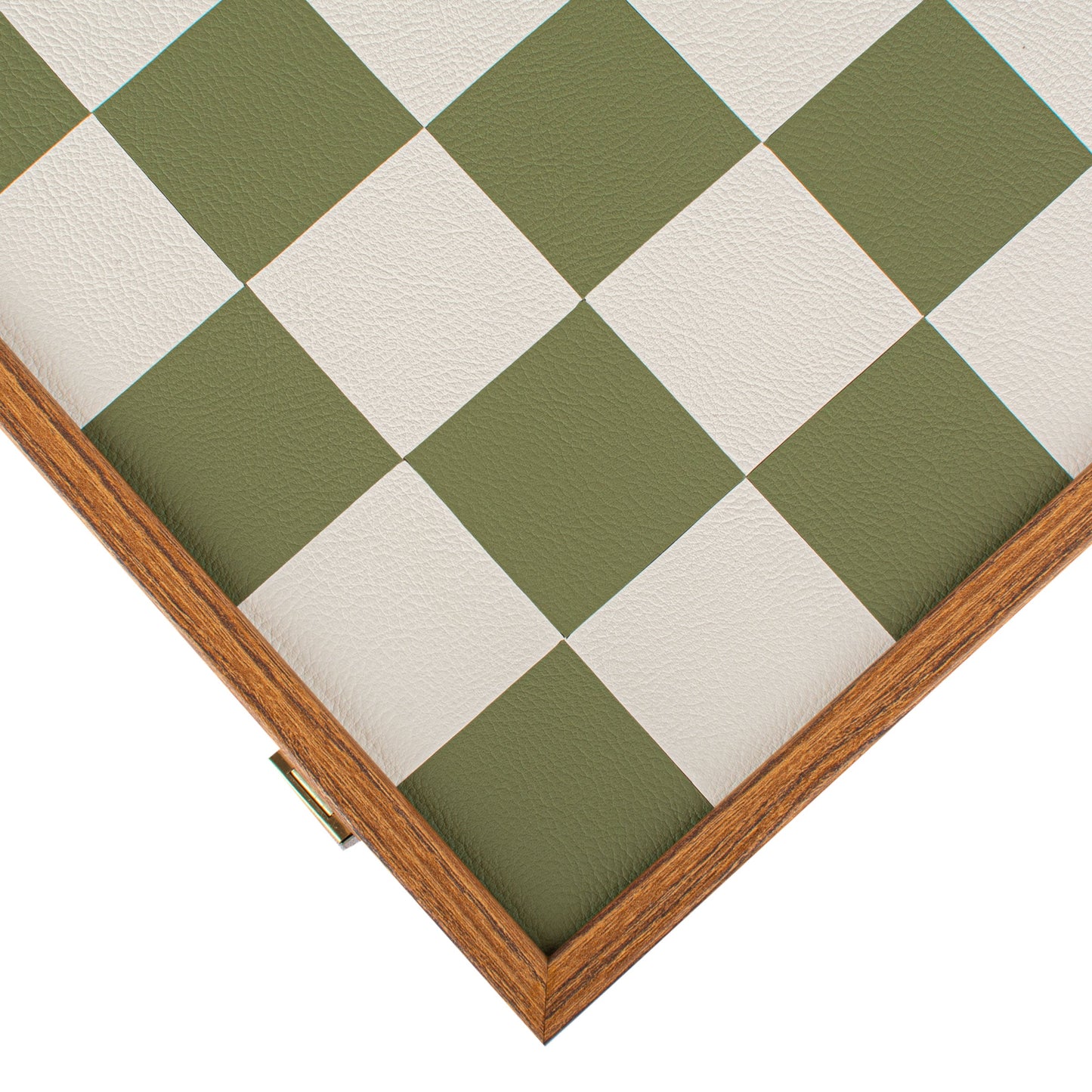 Bauhaus Style Green & White Chess Set - 40x40cm with 8.5cm King Chessmen - Premium Chess from MANOPOULOS Chess & Backgammon - Just €195! Shop now at MANOPOULOS Chess & Backgammon