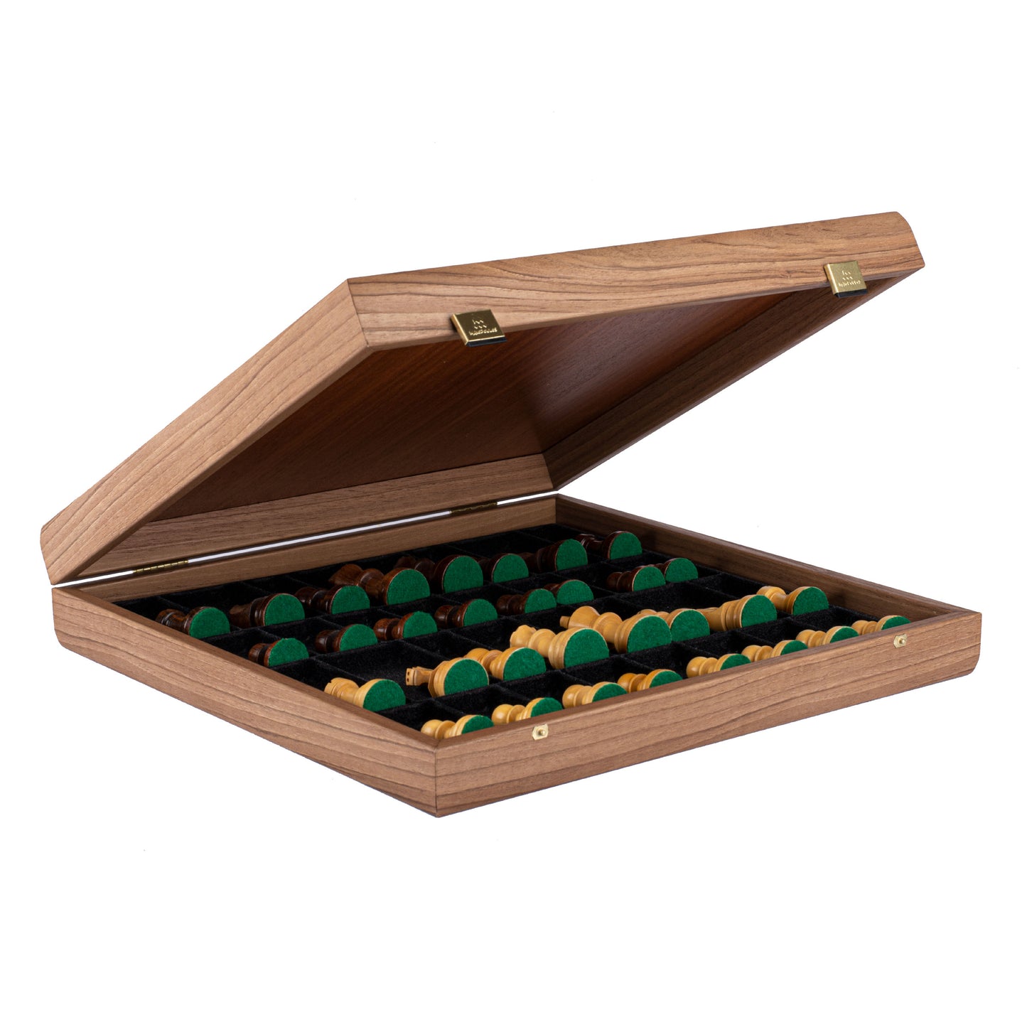 WALNUT Chess set 40x40cm (Medium) with Staunton Chessmen 8.5cm King
