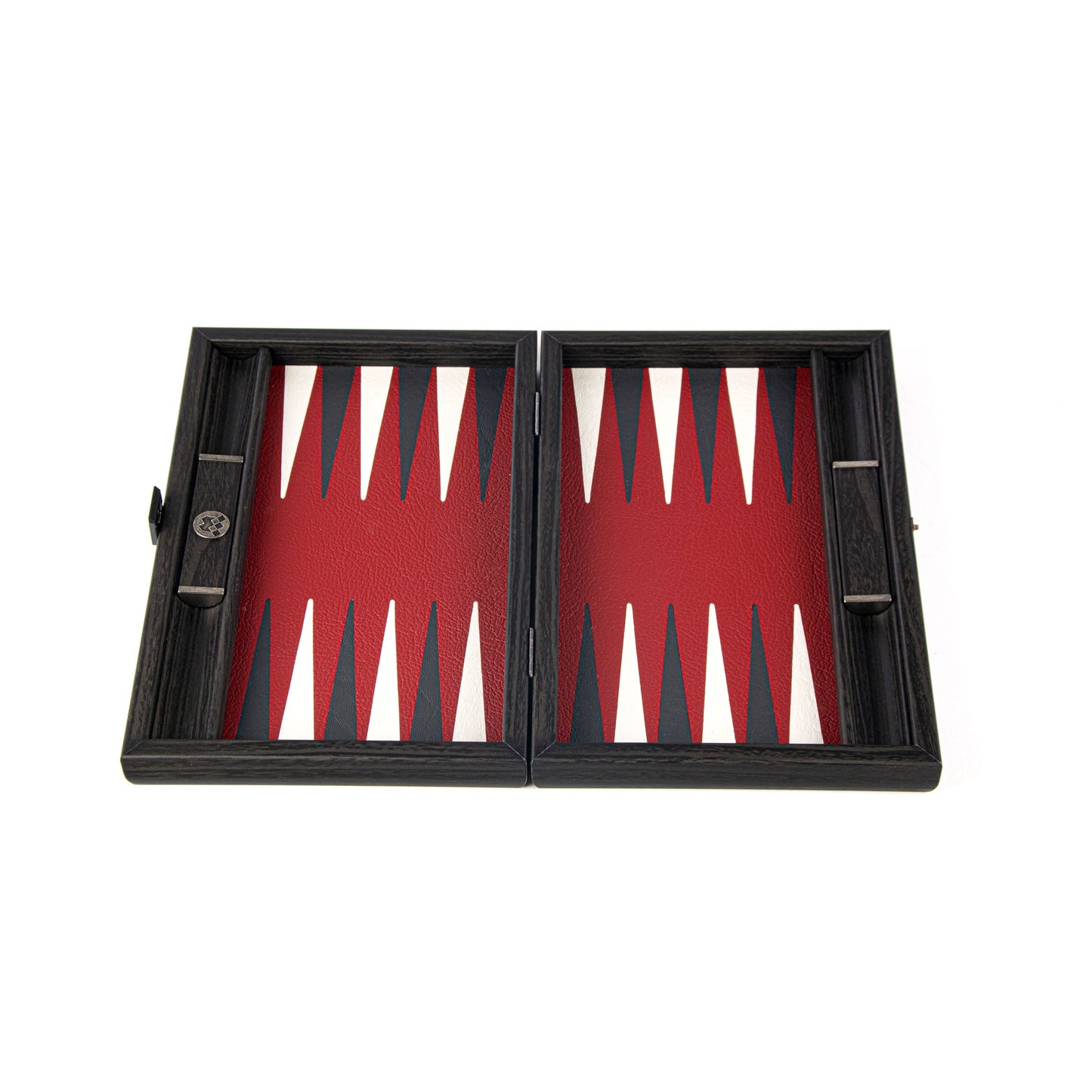 Handcrafted Burgundy Red Travel Backgammon Set - Premium Backgammon from MANOPOULOS Chess & Backgammon - Just €119! Shop now at MANOPOULOS Chess & Backgammon