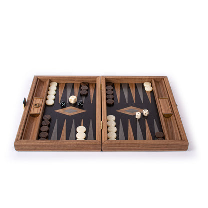 Premium Handcrafted American Walnut with Black Oak Backgammon Set
