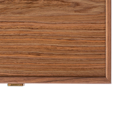 Premium Handcrafted American Walnut with Black Oak Backgammon Set