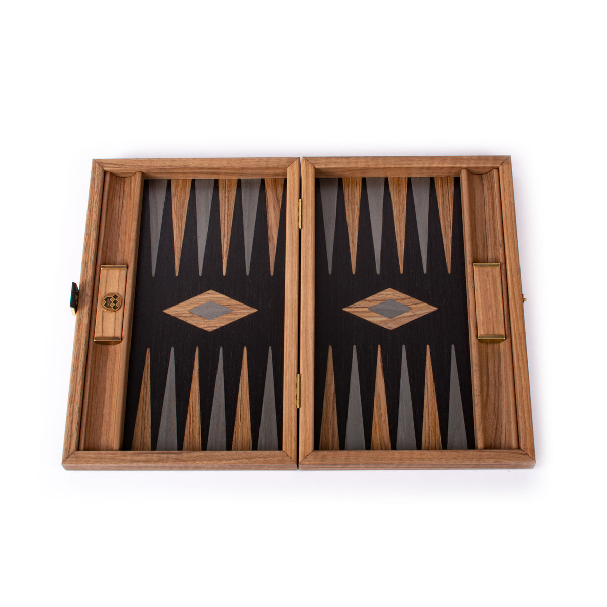 Premium Handcrafted American Walnut with Black Oak Backgammon Set