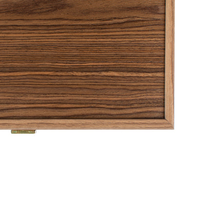 Premium Handcrafted Walnut with Red Oak Backgammon Set