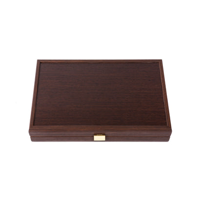 Premium Handcrafted Wenge with Walnut Burl Backgammon Set