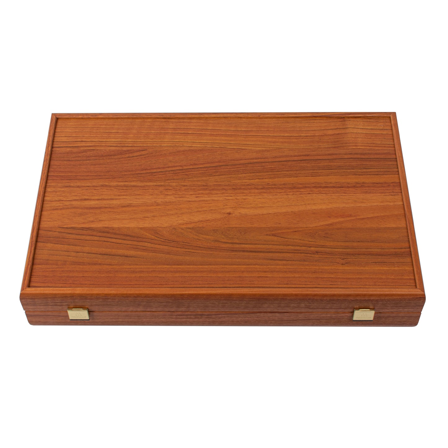 Handcrafted Mahogany Replica Backgammon Set with Side Racks - Elegant Design and Quality Materials