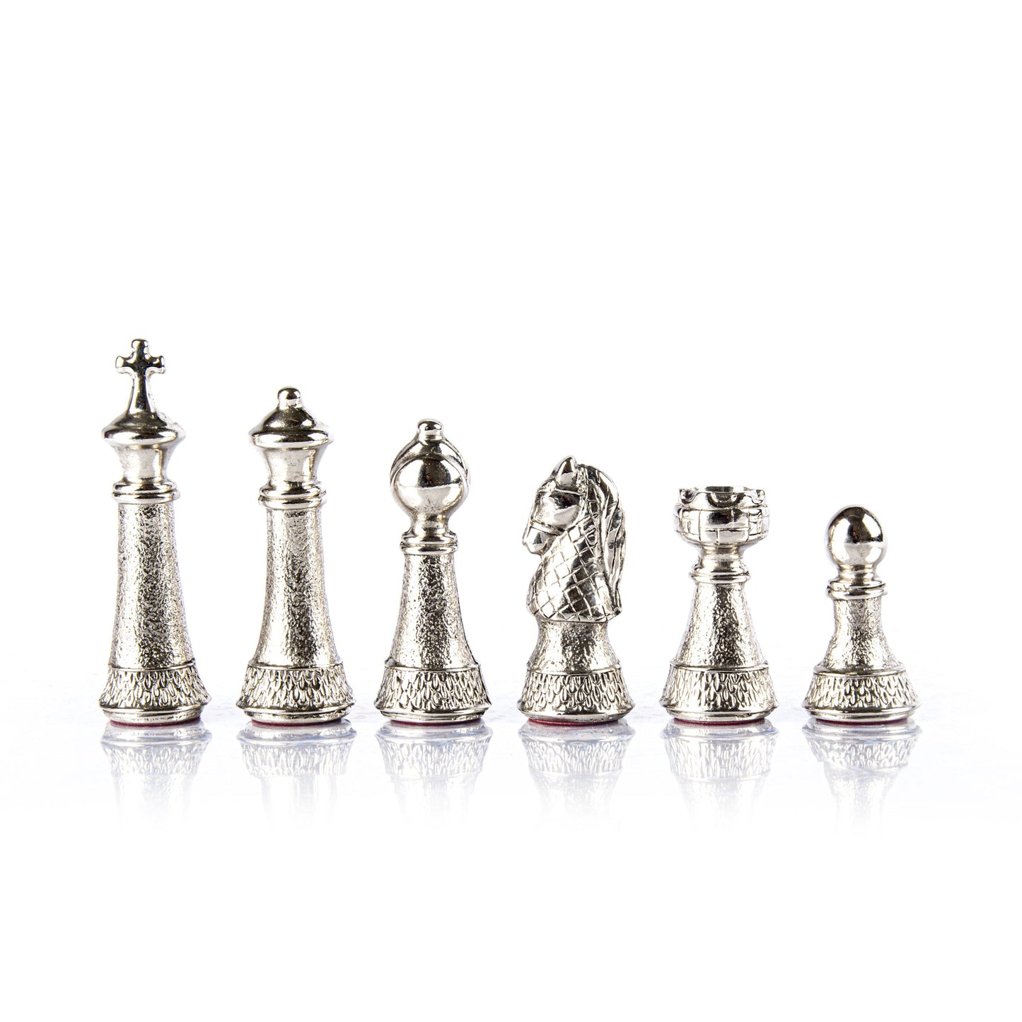 CLASSIC METAL STAUNTON Chessmen  (Large) - Gold/Silver - Premium Chess from MANOPOULOS Chess & Backgammon - Just €142! Shop now at MANOPOULOS Chess & Backgammon