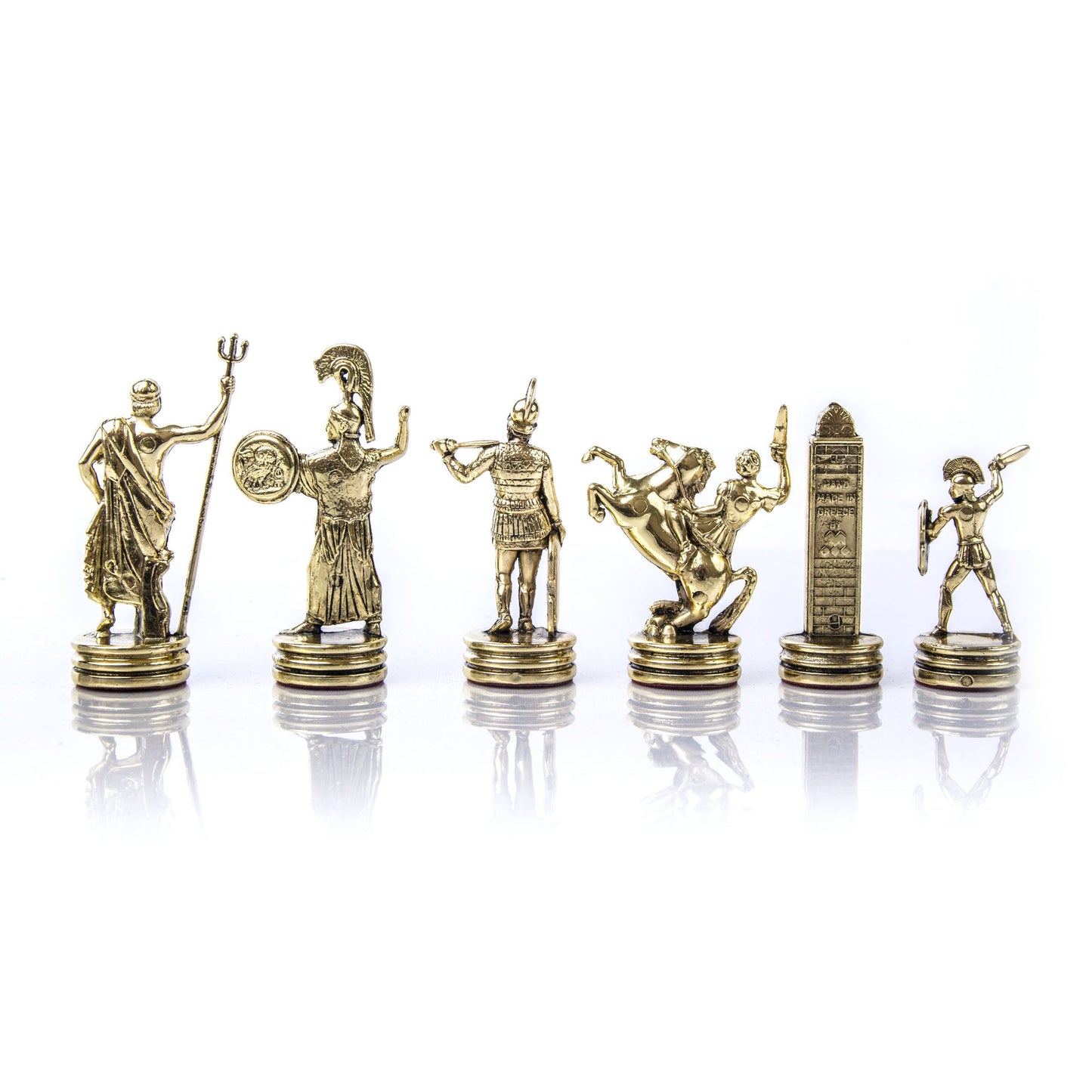 GREEK MYTHOLOGY Chessmen (Medium) - Gold/Silver - Premium Chess from MANOPOULOS Chess & Backgammon - Just €102! Shop now at MANOPOULOS Chess & Backgammon