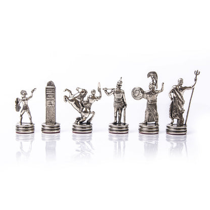 GREEK MYTHOLOGY Chessmen (Medium) - Gold/Silver - Premium Chess from MANOPOULOS Chess & Backgammon - Just €102! Shop now at MANOPOULOS Chess & Backgammon