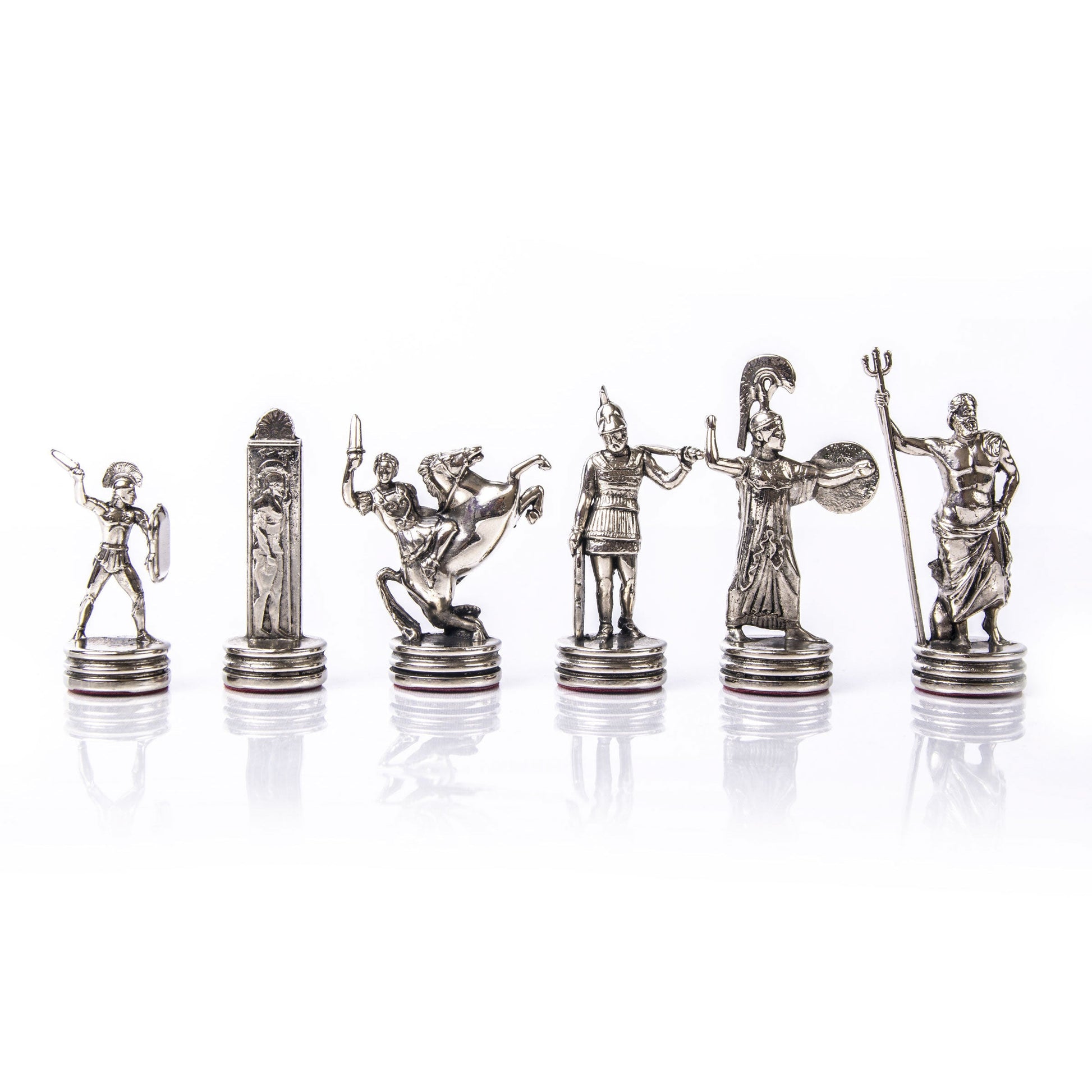 GREEK MYTHOLOGY Chessmen (Medium) - Gold/Silver - Premium Chess from MANOPOULOS Chess & Backgammon - Just €102! Shop now at MANOPOULOS Chess & Backgammon