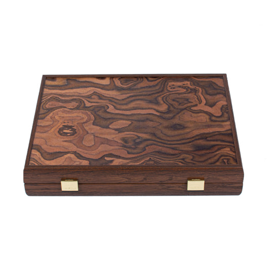 Luxury Mahjong Tiles Set in California Walnut Burl Case