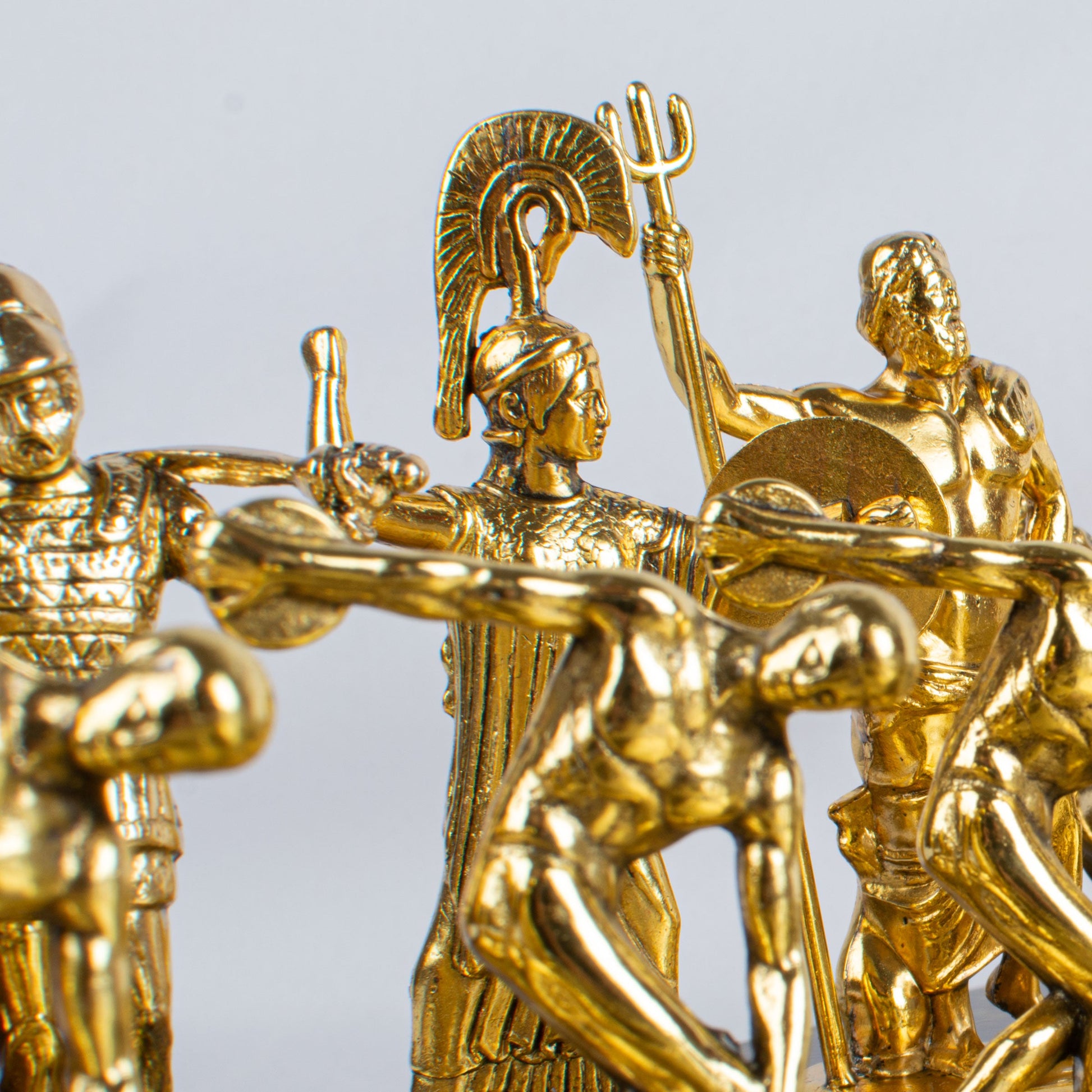 Luxury Handcrafted Discus Thrower Chess Set – Gold & Silver (Extra Large) - Premium Chess from MANOPOULOS Chess & Backgammon - Just €585! Shop now at MANOPOULOS Chess & Backgammon