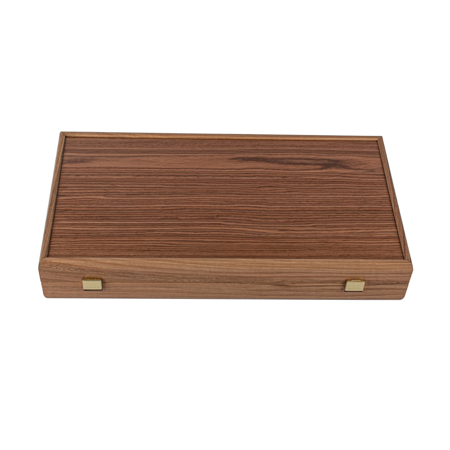 Handcrafted Oak & American Walnut Backgammon Set - Elegant Marquetry Design