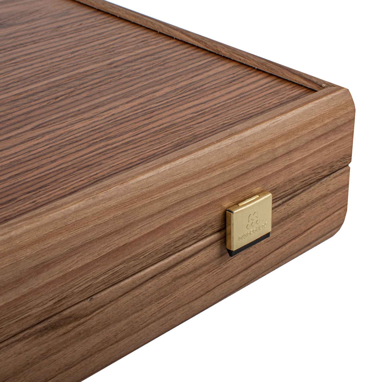 Handcrafted Oak & American Walnut Backgammon Set - Elegant Marquetry Design