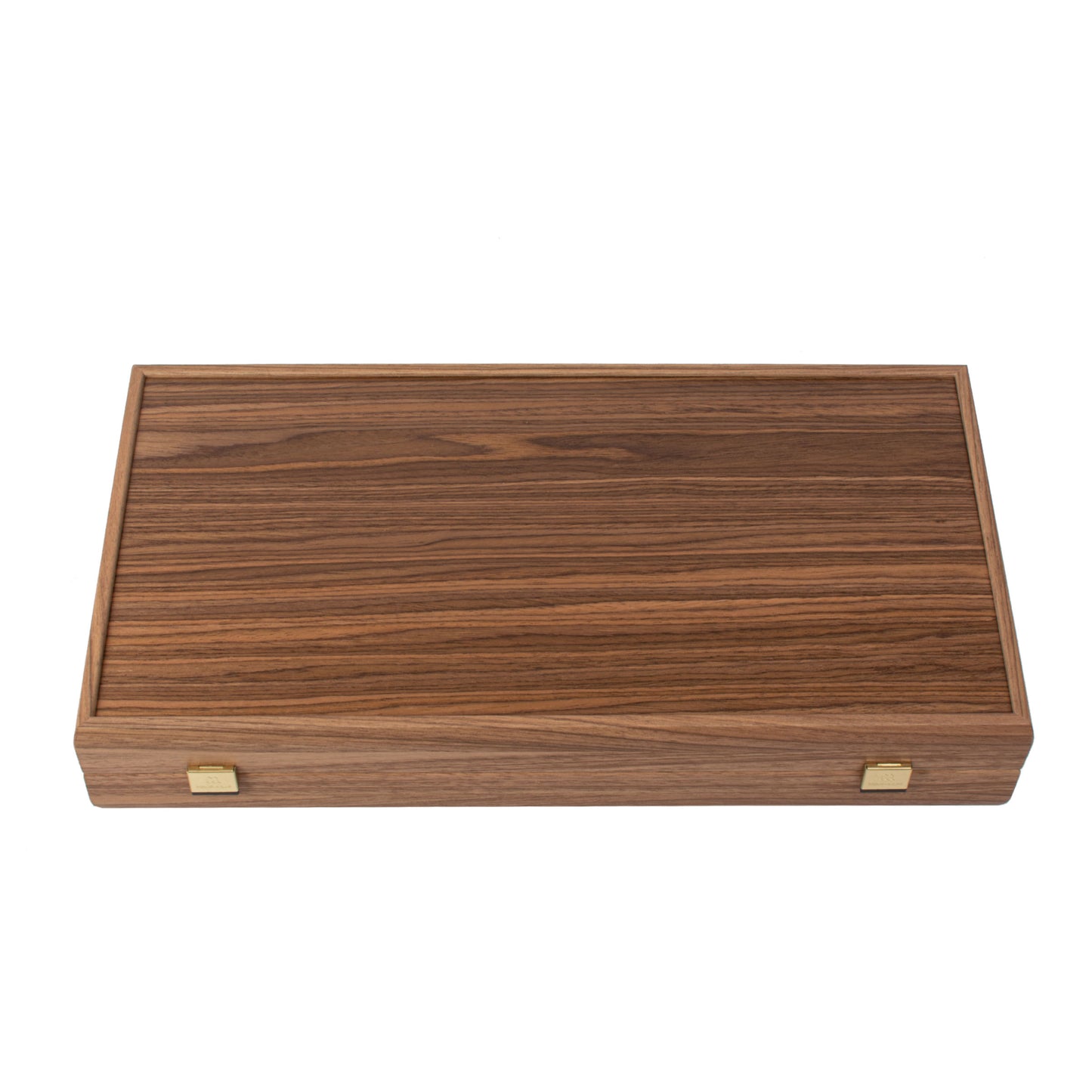 Handcrafted American Walnut Backgammon Set - Elegant Marquetry Design