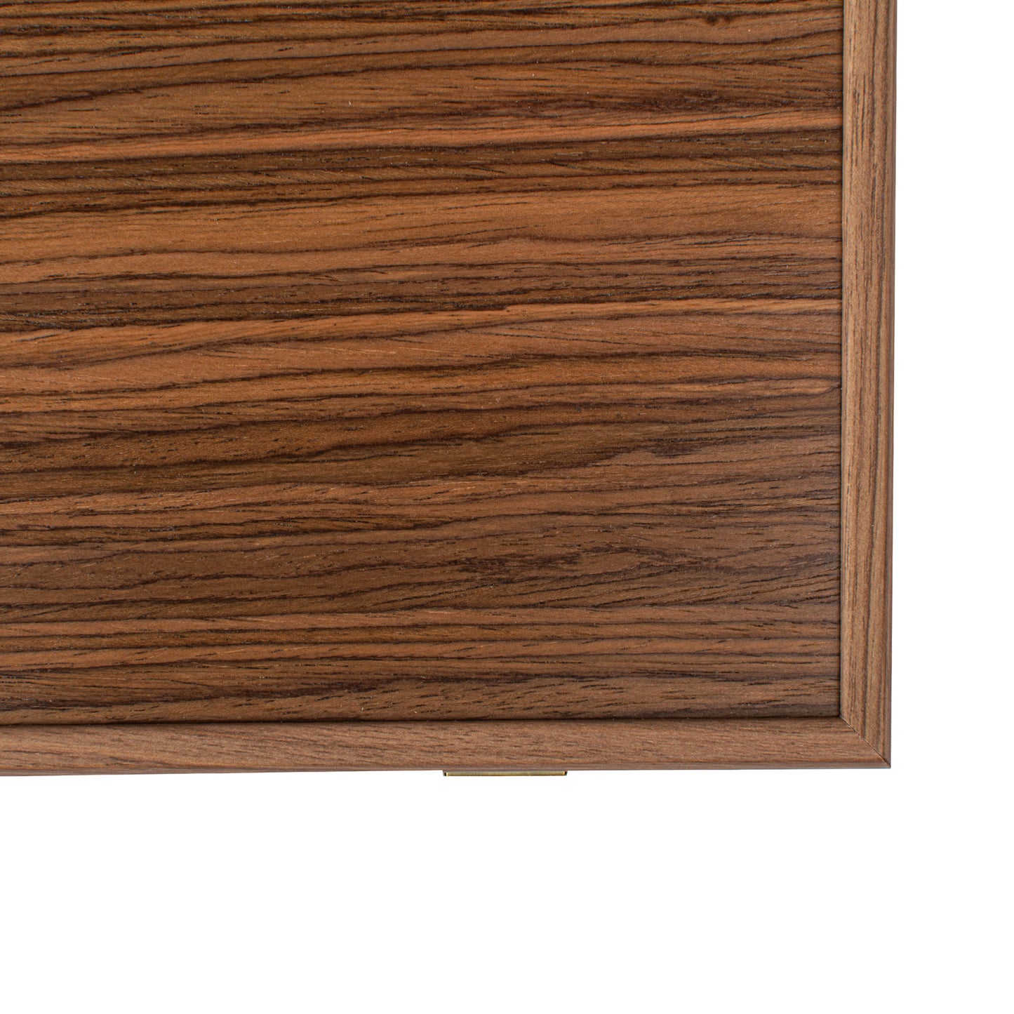 Handcrafted American Walnut Backgammon Set - Elegant Marquetry Design
