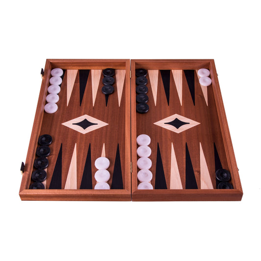 MAHOGANY Chess & Backgammon Board in black color - Premium Backgammon from MANOPOULOS Chess & Backgammon - Just €79.50! Shop now at MANOPOULOS Chess & Backgammon