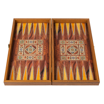 Handcrafted Masaic Traditional Style Backgammon Set (4 Sizes)