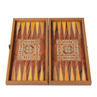 Handcrafted Masaic Traditional Style Backgammon Set (4 Sizes)