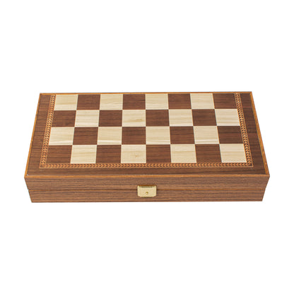 Handcrafted Olive Branch Design Backgammon Set (4 Sizes)