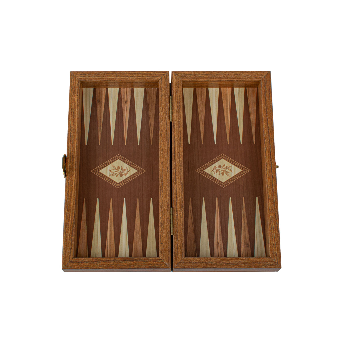 Handcrafted Olive Branch Design Backgammon Set (4 Sizes)