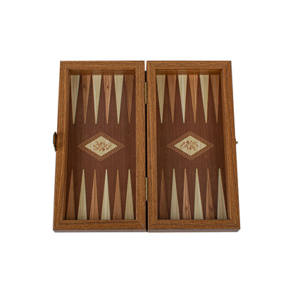 Handcrafted Olive Branch Design Backgammon Set (4 Sizes)