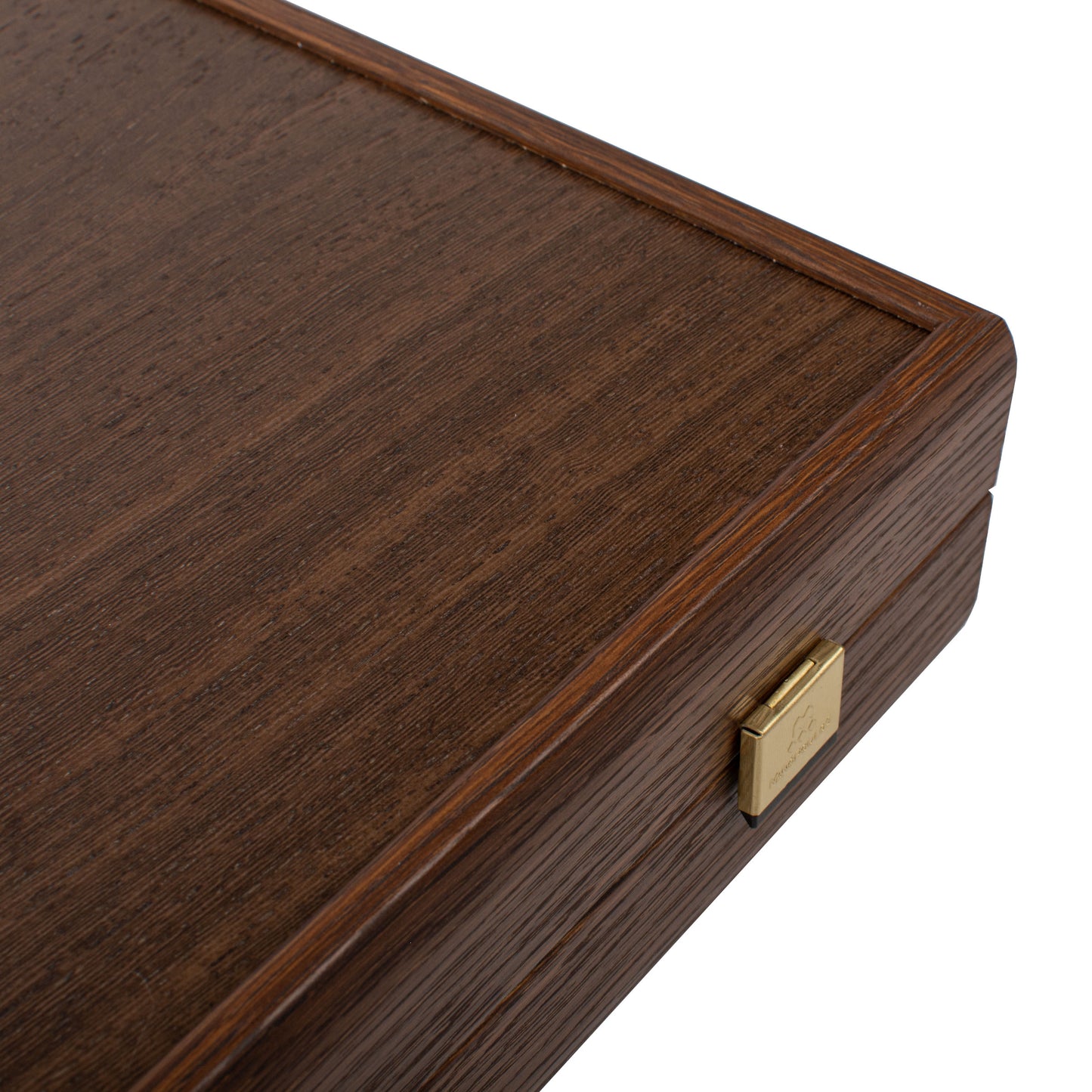 Handcrafted Wenge & Walnut Burl Backgammon Set - Elegant Marquetry Design