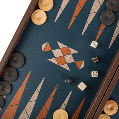 Handcrafted Boho Chic Backgammon Set - Contemporary Design