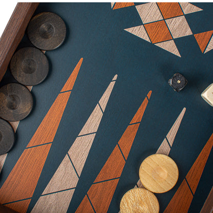 Handcrafted Boho Chic Backgammon Set - Contemporary Design