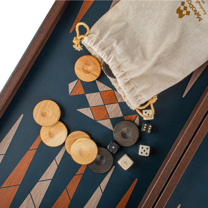 Handcrafted Boho Chic Backgammon Set - Contemporary Design
