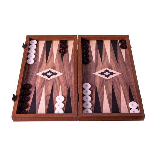 WALNUT REPLICA wood - Premium Backgammon from MANOPOULOS Chess & Backgammon - Just €21.80! Shop now at MANOPOULOS Chess & Backgammon