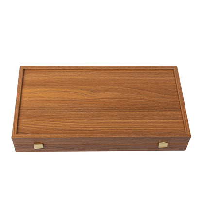 Handcrafted Walnut Replica Wood Backgammon Set (4 Sizes)