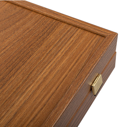 Handcrafted Walnut Replica Wood Backgammon Set (4 Sizes)