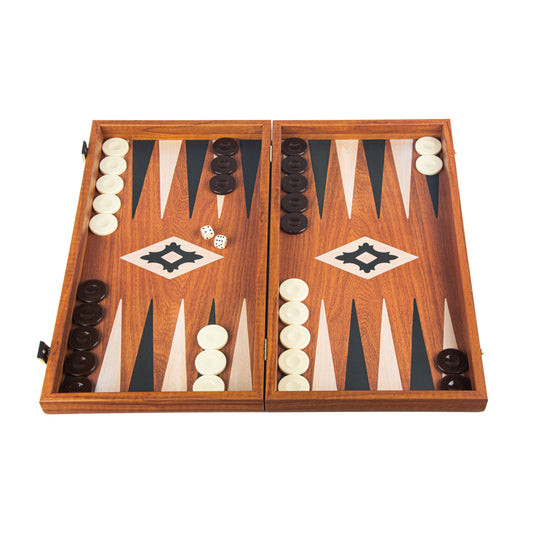 MAHOGANY REPLICA Backgammon - Premium Backgammon from MANOPOULOS Chess & Backgammon - Just €64.90! Shop now at MANOPOULOS Chess & Backgammon