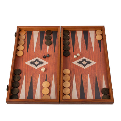 Handcrafted Mahogany Replica Backgammon Set - Elegant Design and Quality Materials