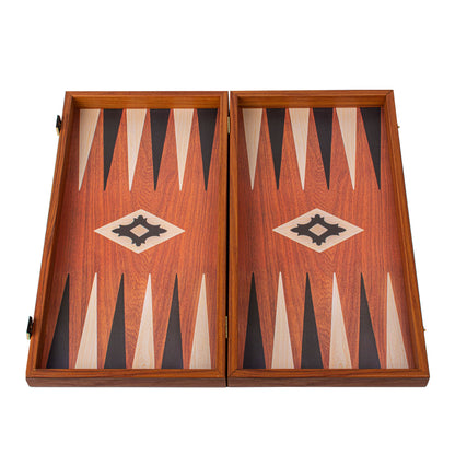 Handcrafted Mahogany Replica Backgammon Set - Elegant Design and Quality Materials