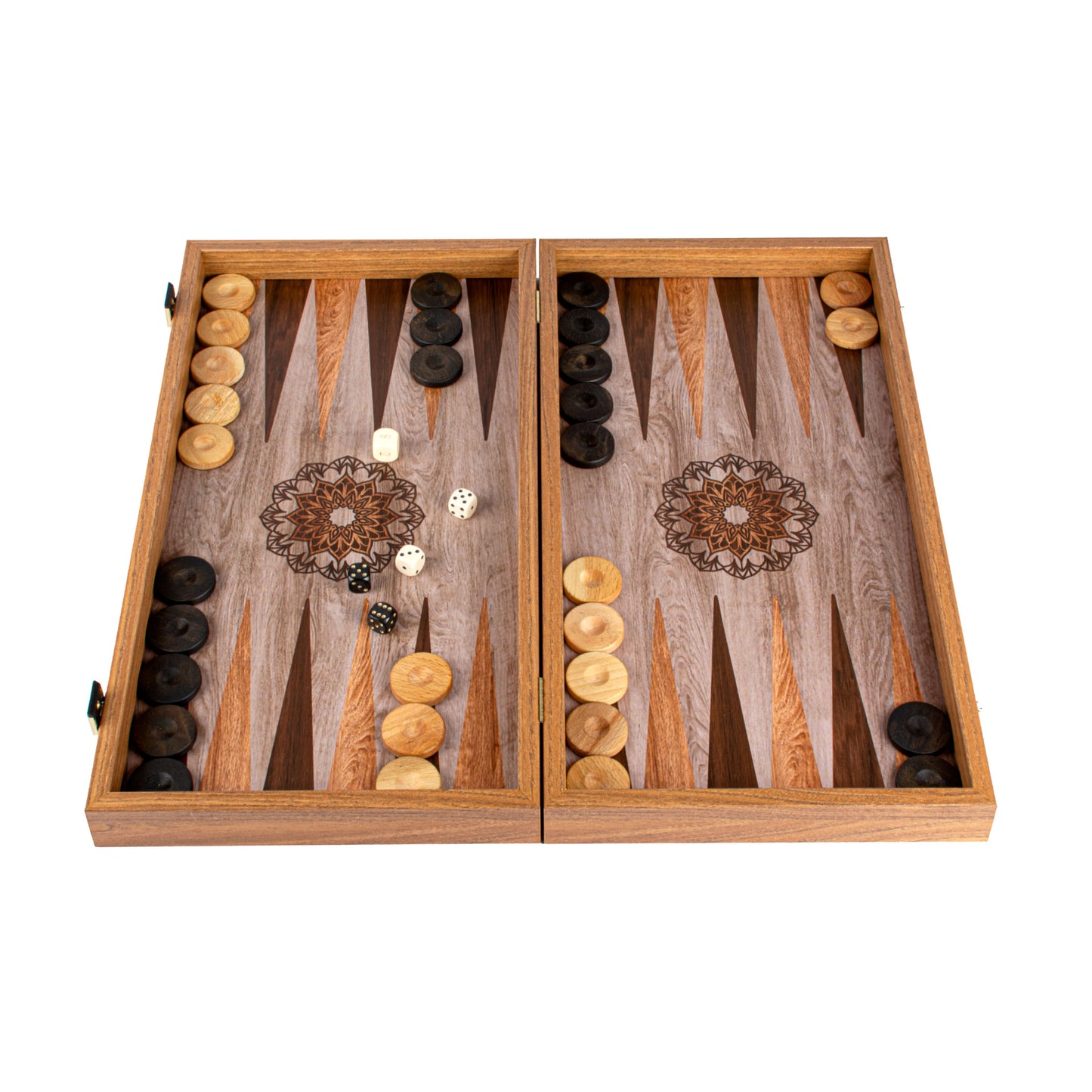 Handcrafted Traditional Mandala Backgammon Set - Contemporary Design
