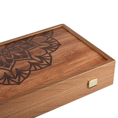 Handcrafted Traditional Mandala Backgammon Set - Contemporary Design