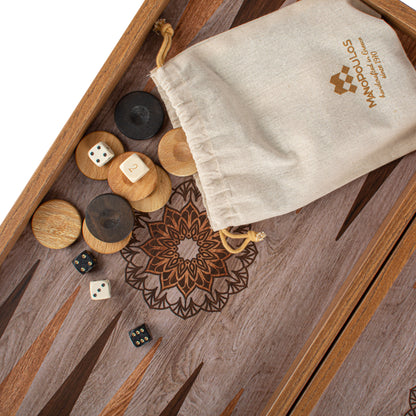 Handcrafted Traditional Mandala Backgammon Set - Contemporary Design