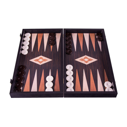 WENGE REPLICA WOOD Backgammon - Premium Backgammon from MANOPOULOS Chess & Backgammon - Just €21.80! Shop now at MANOPOULOS Chess & Backgammon