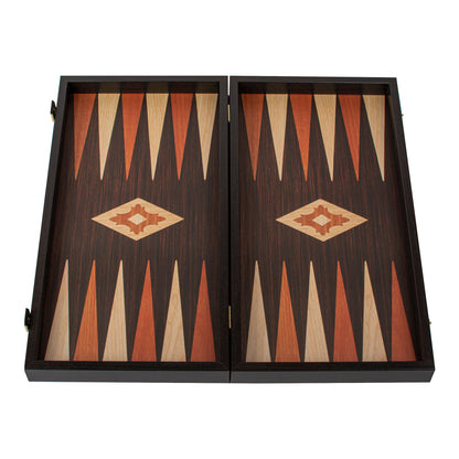 Handcrafted Wenge Replica Wood Backgammon Set - Classic Design and Quality Materials