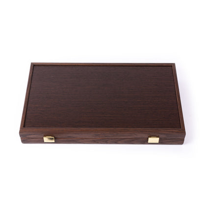 Premium Handcrafted Wenge with Walnut Burl Backgammon Set