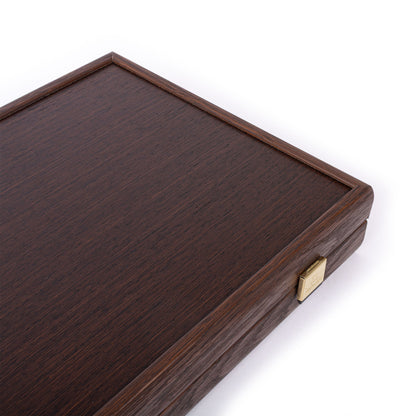 Premium Handcrafted Wenge with Walnut Burl Backgammon Set